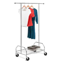 Chrome Steel Clothing Rack | Was $66.88, now $47.21 at Lowe's