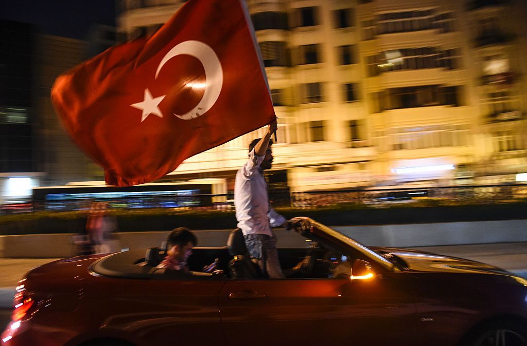 Erdogan supporters in Turkey