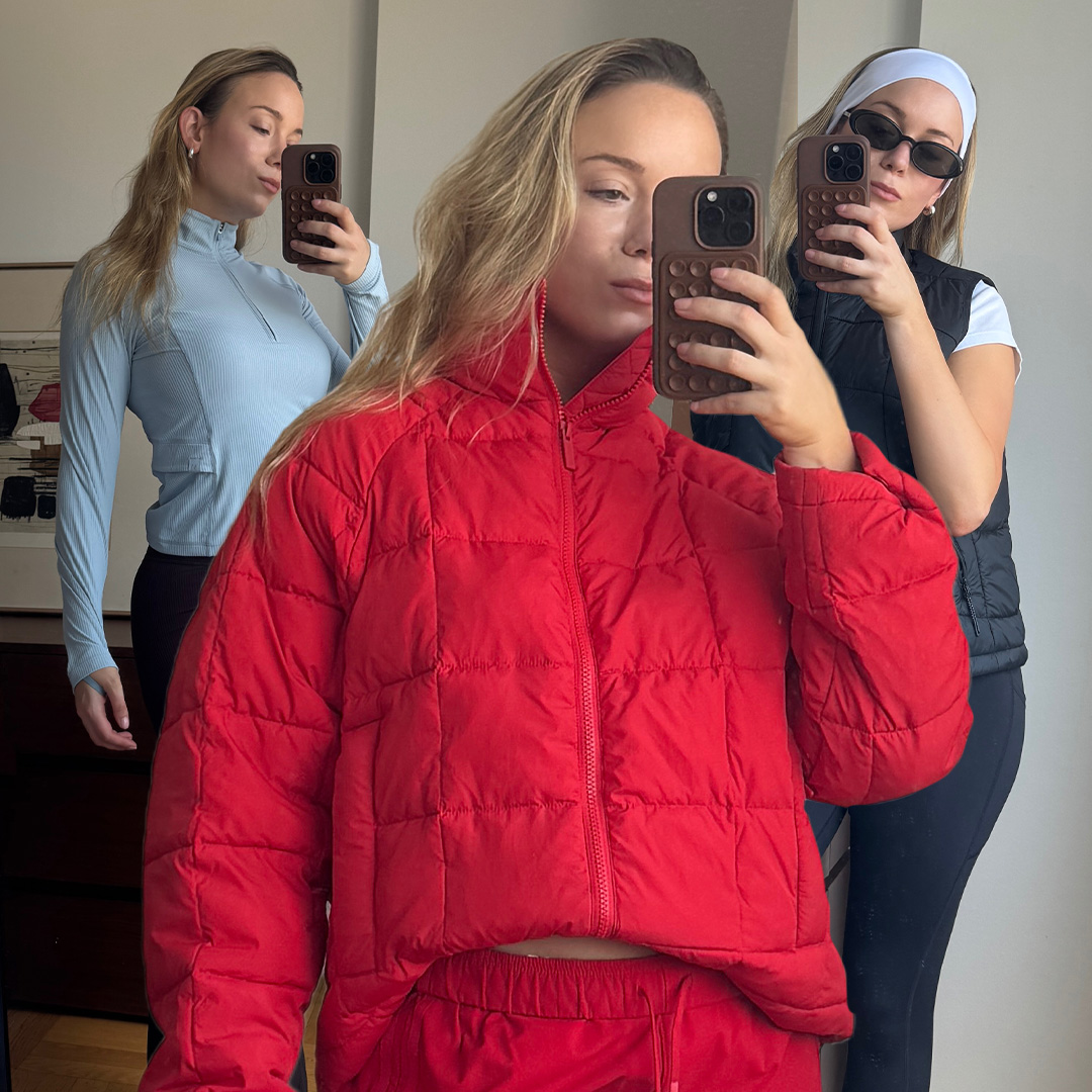 halfdays activewear try on