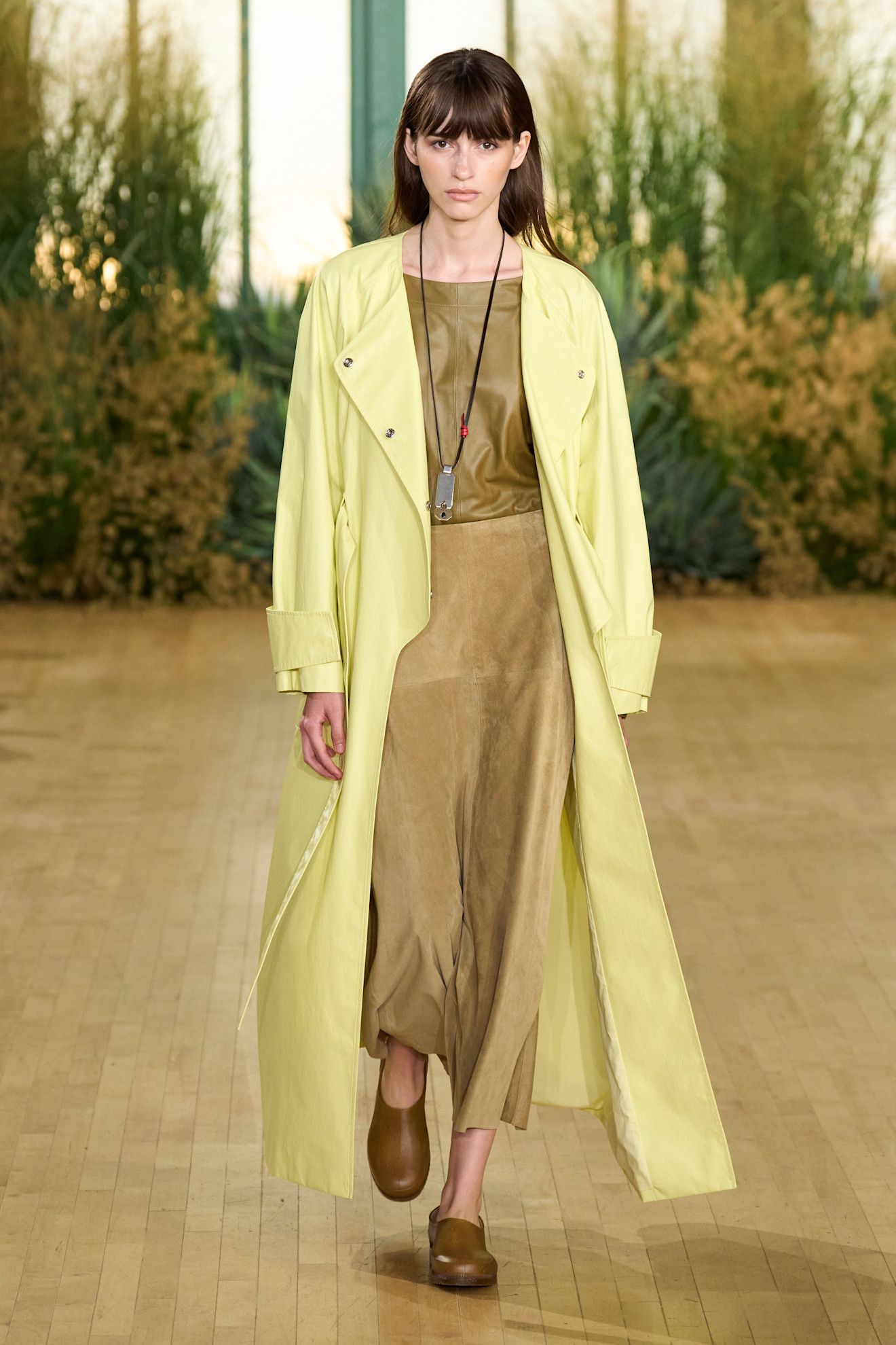 new york fashion week models wearing wearable clothes for spring 2027