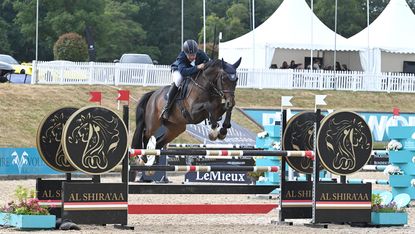 Oliver Greenall and O&rsquo;Balou De Bourguignon at Bolesworth International.