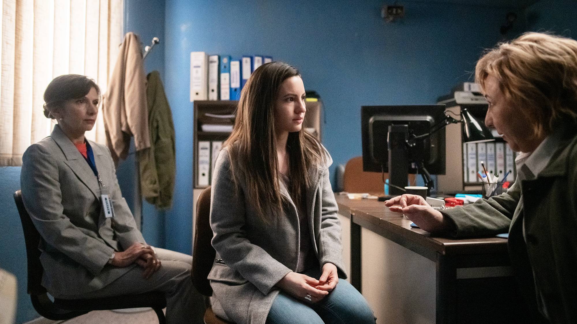 Ivana Baquero as Maje and Carmen Machi as Eva in "A Widow's Game" on Netflix