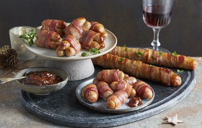 Aldi giant foot long pigs in blankets christmas 2018