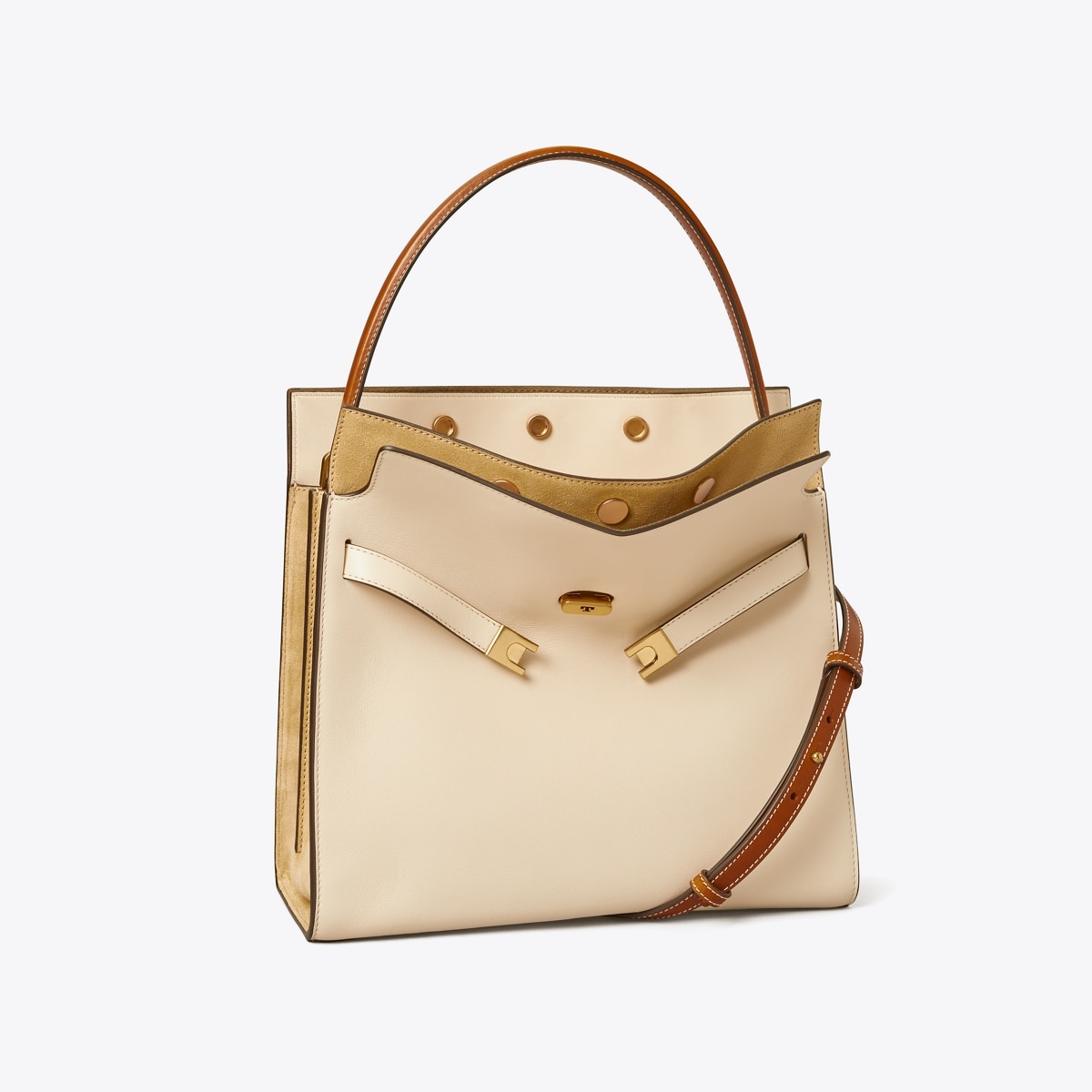 Lee Radziwill Double Bag in White, Size Os