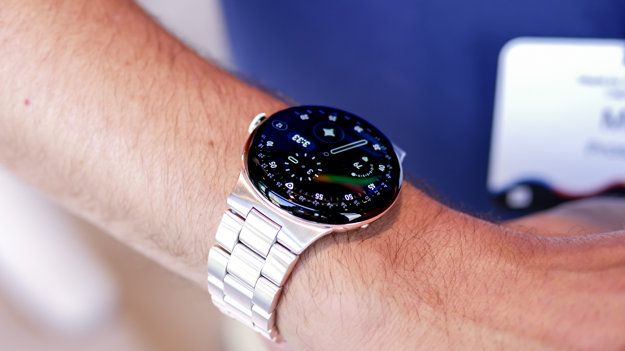 Close-up of the Google Pixel Watch 4