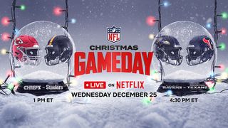 Netflix's poster for its 2024 Christmas Gamedays.