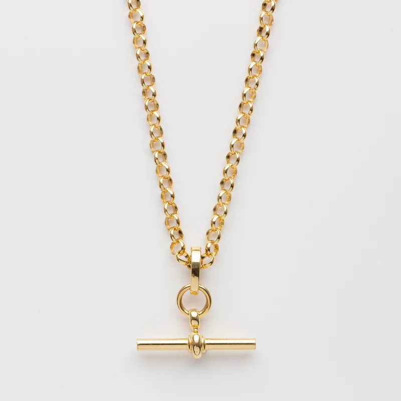 Carrie Elizabeth, T Bar Chain Necklace