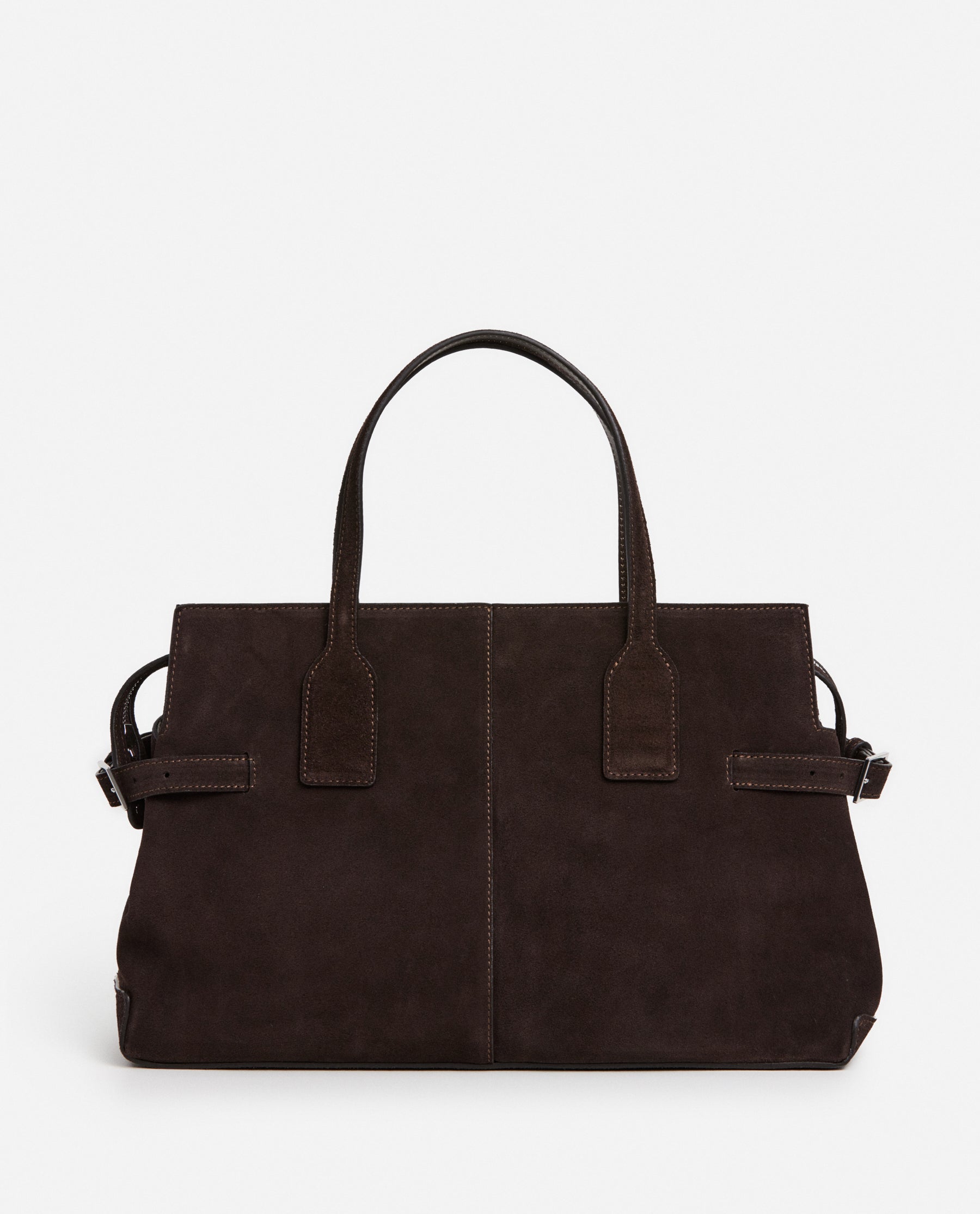 Lisa Bowler Bag Suede Chocolate