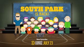 graphic for new season of South Park