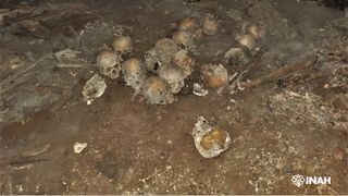 In 2012, about 150 human skulls were uncovered in a cave in Chiapas, Mexico and were investigated by the police as a possible crime scene.