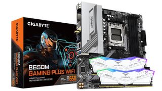 Gigabyte B650M motherboard and 16GB TeamGroup DDR5 6000