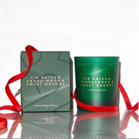 Luxury scented candle in Fir balsam, Sandalwood &amp; Sweet Orange | £65 for 240g, Beauty Pie