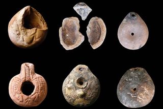 Oil lamps discovered near lime kilns
