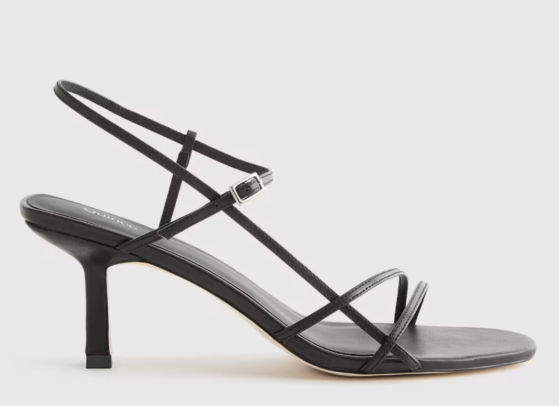 Quince, Italian Leather 70mm Strappy Heel