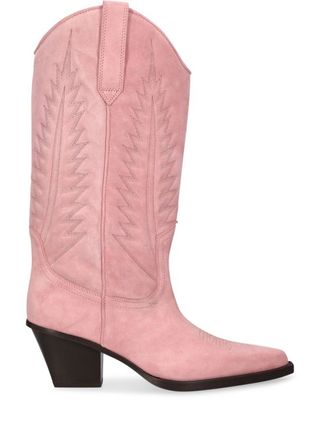 60mm Rosario Suede Tall Boots - Paris Texas - Women | Luisaviaroma