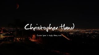 Free script fonts: sample of Christopher Hand