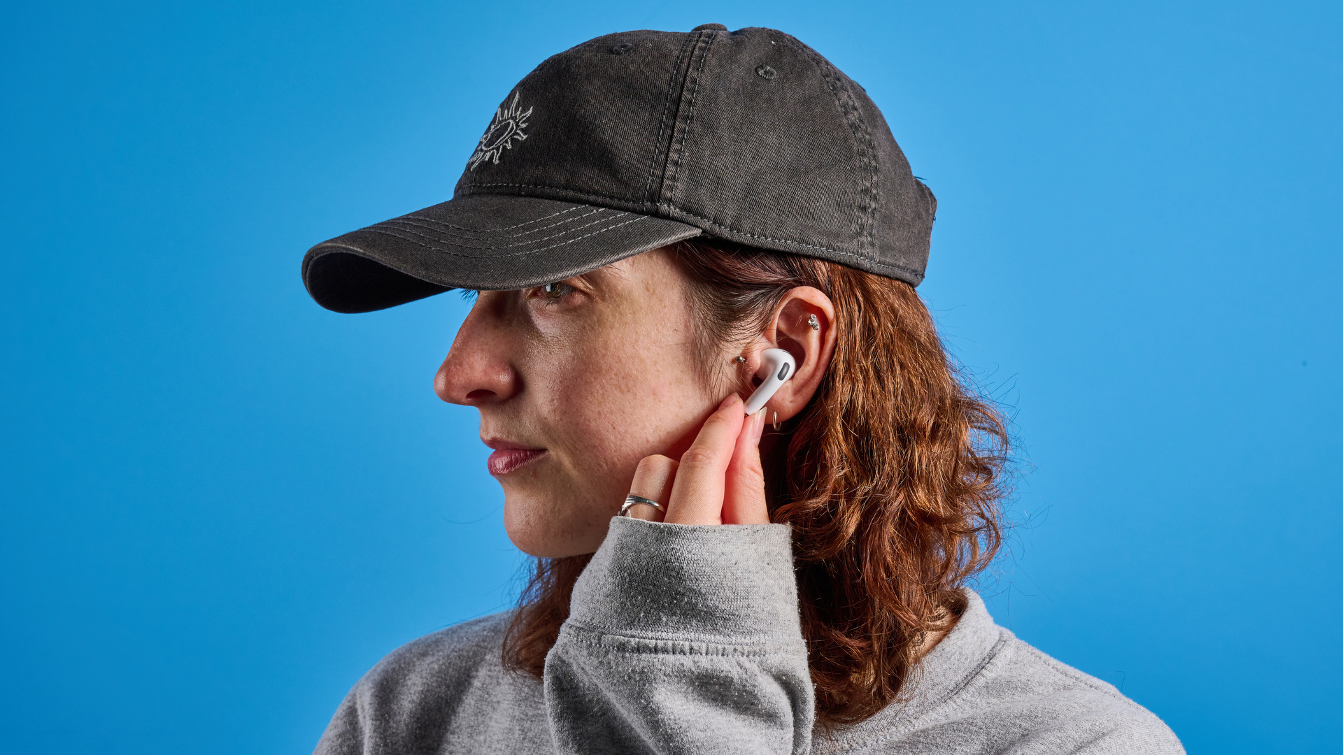 A pair of Apple AirPods Pro 3