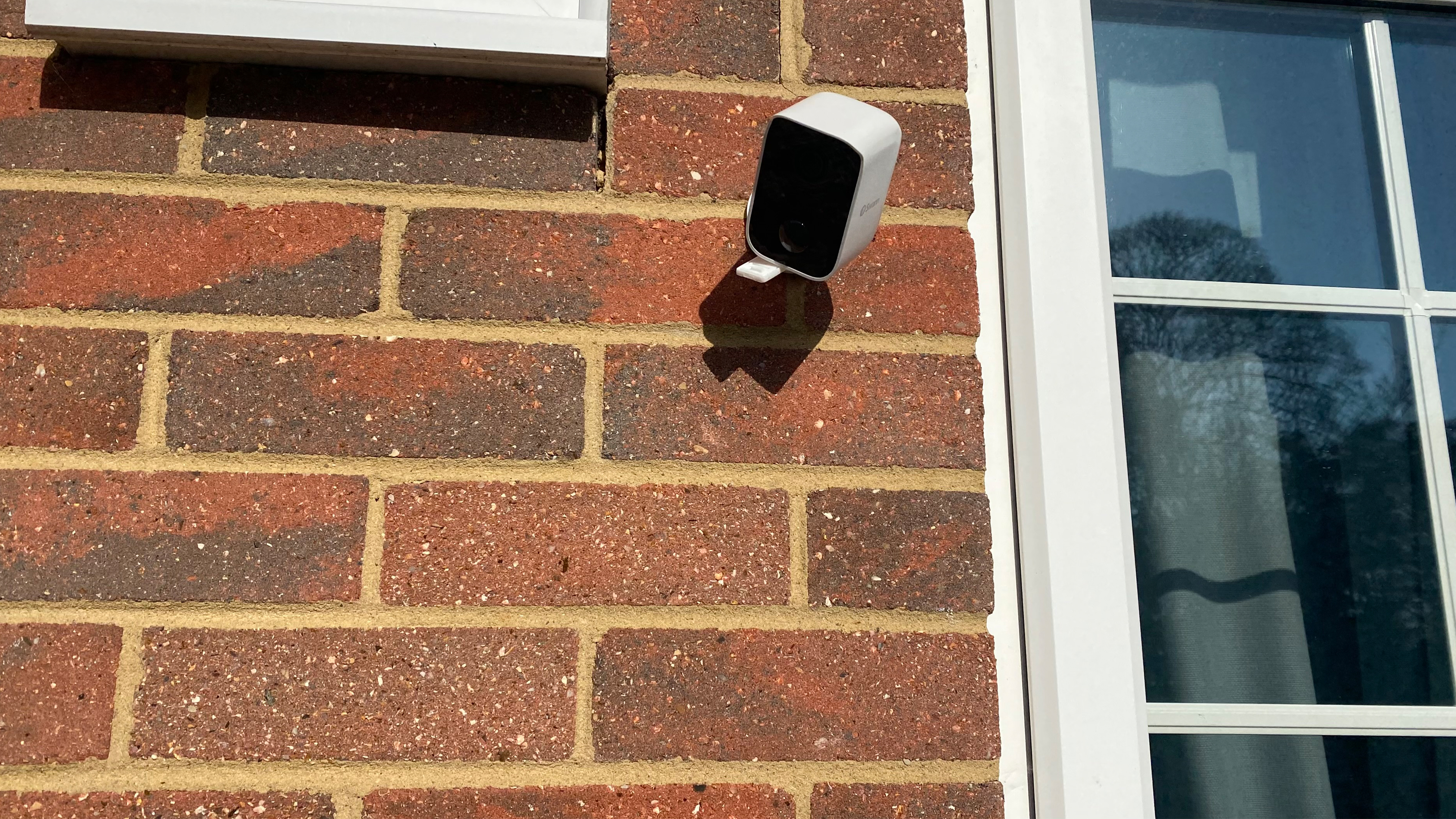 Swann CoreCam mounted on exterior wall
