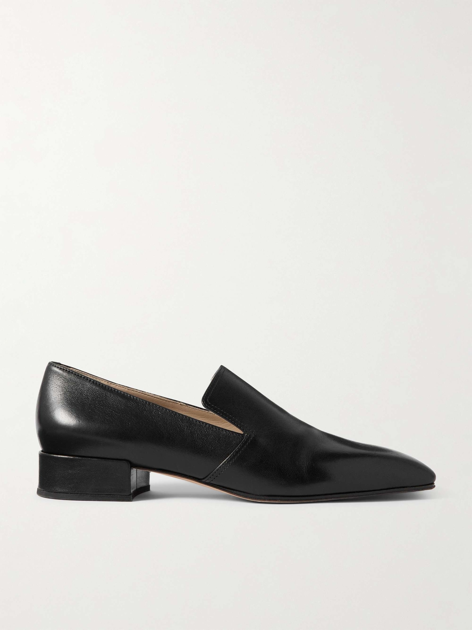 Classic Square Leather Loafers