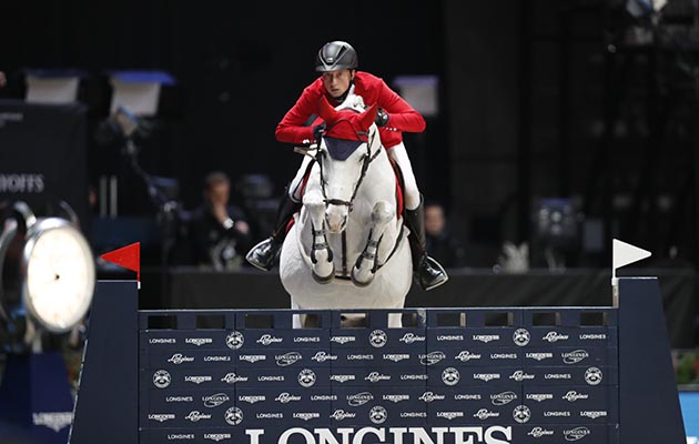 GC Prague Playoffs - Semi Final - Team London Knights - Martin Fuchs (SUI) on Clooney 51 - Prague, O2 Arena - 14 December 2018 - ph.Stefano Grasso/GCL