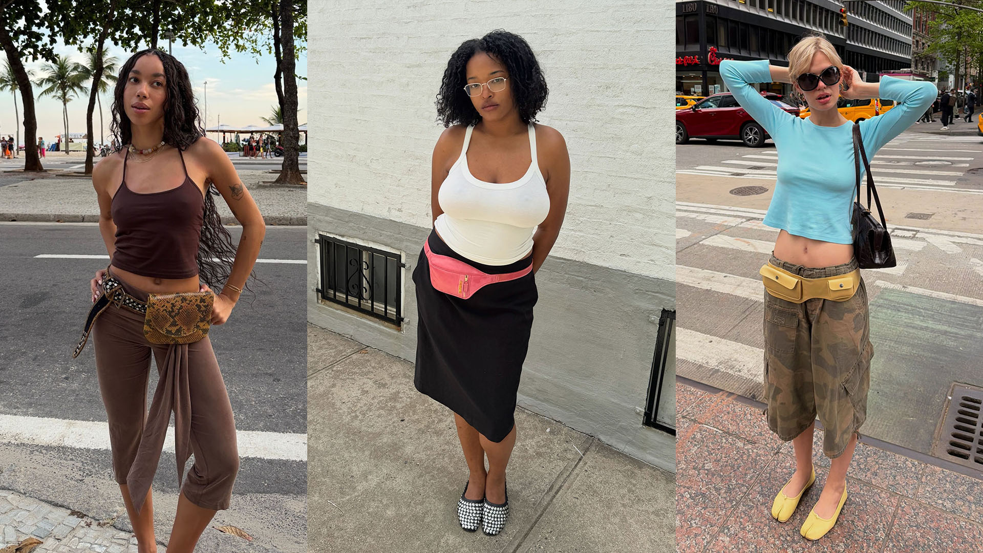 Gen Z women wearing utility belts