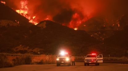 Line Fire in San Bernardino County, California