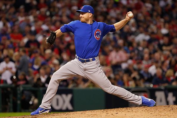 Mike Montgomery of the Chicago Cubs.