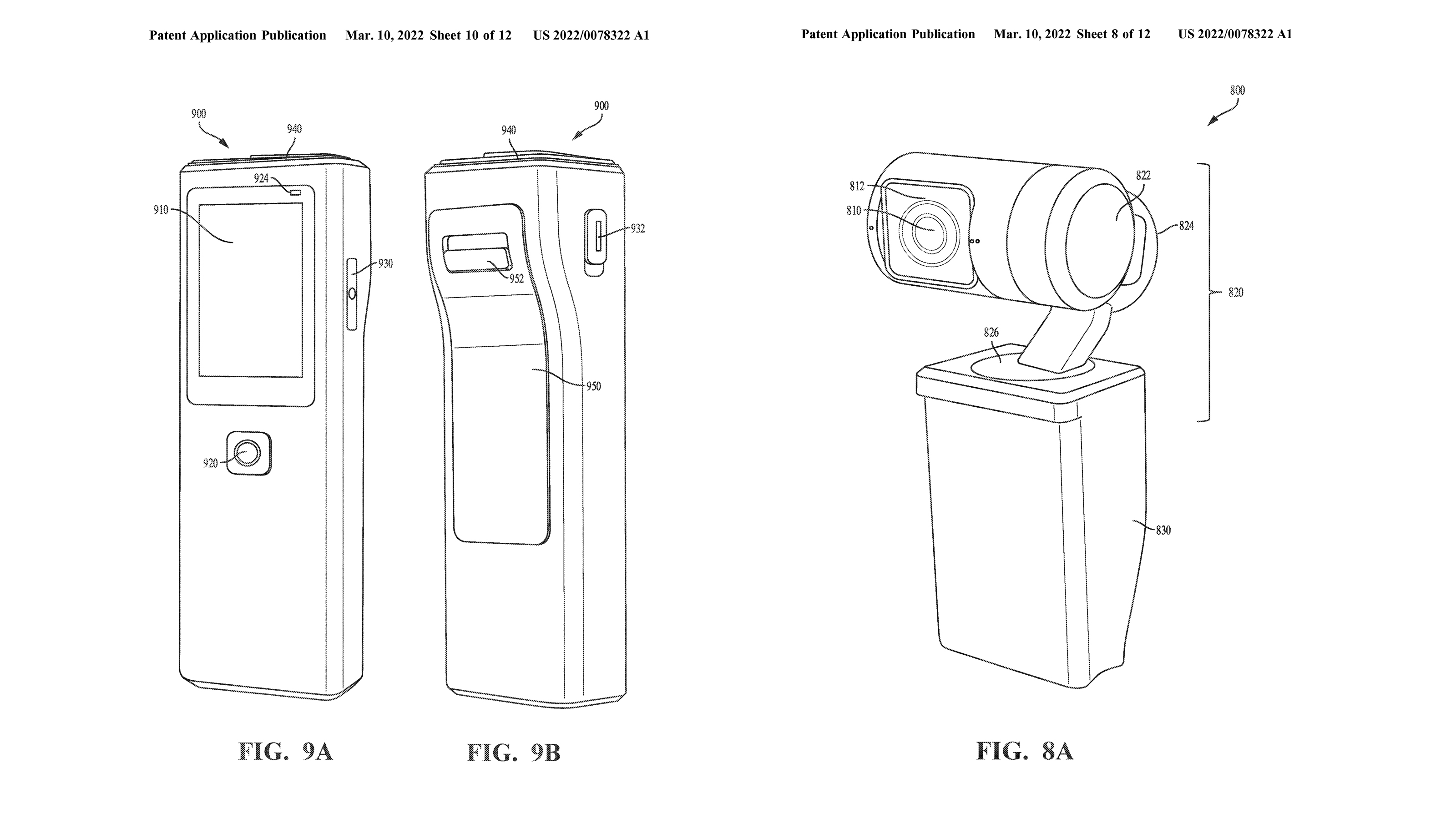 Drawings from GoPro patents