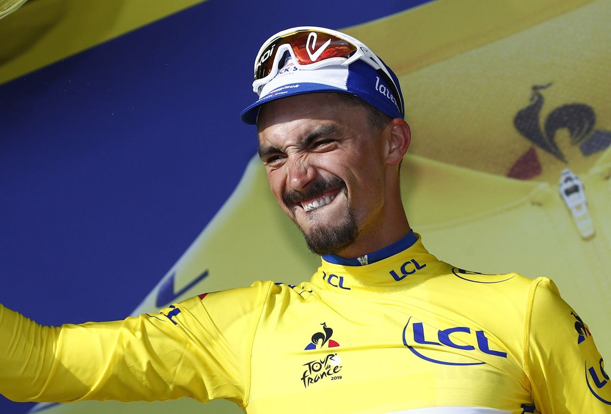 Julian Alaphilippe back in yellow