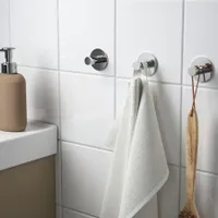 IKEA SKOGHALL Hook, self-adhesive, chrome-plated