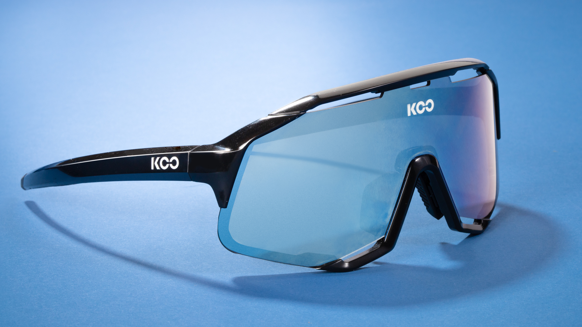 KOO Demos Cycling Sunglasses Clear Red Mirror Lenses 