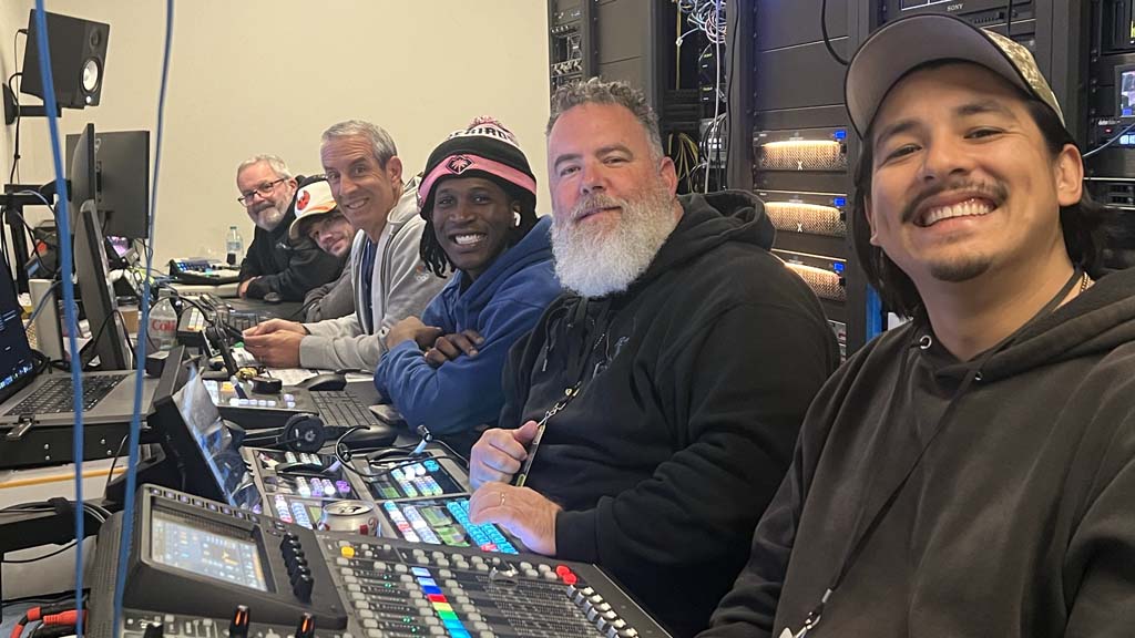 Bantaray Mobile Sports Production crew
