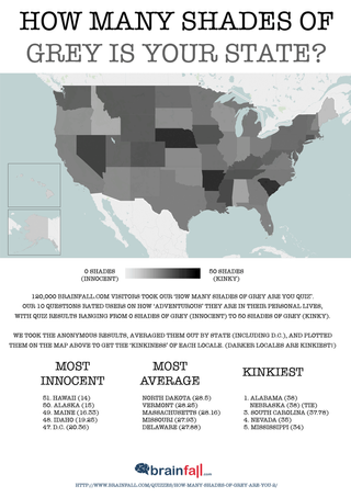 Infographic 'How many shades of grey is your state?'
