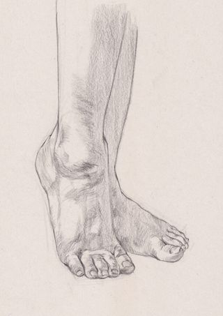 how to draw feet diagrams