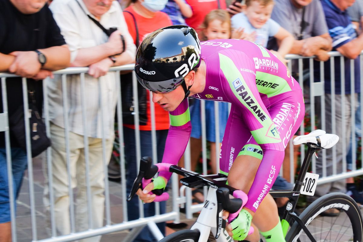 Tour de Slovaquie 2021 65th Edition 1st Stage Kosice Kosice 16 km 15092021 Andrea Garosio ITA Bardiani CSF Faizane photo Igor StancikBettiniPhoto2021