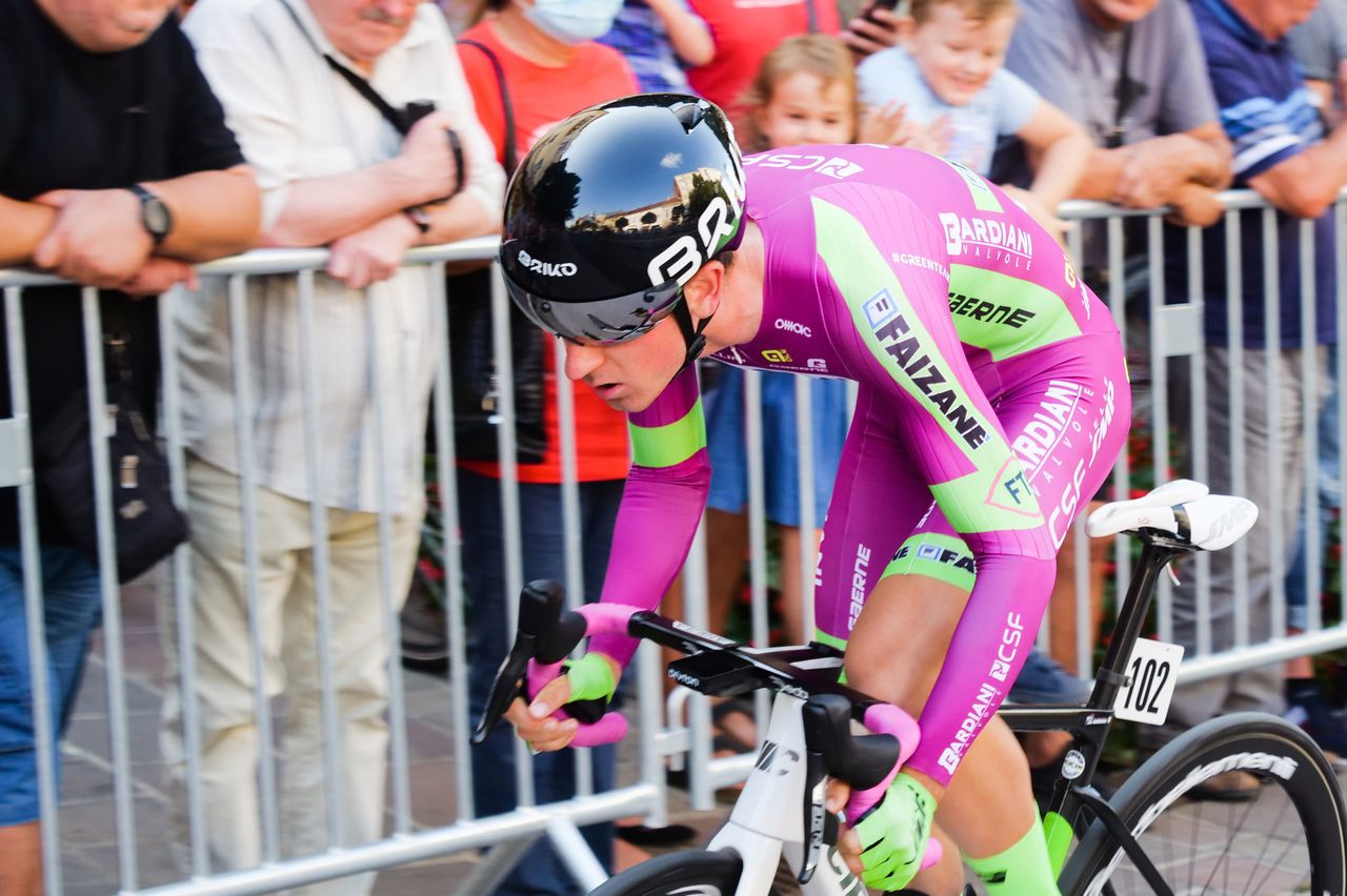 Tour de Slovaquie 2021 65th Edition 1st Stage Kosice Kosice 16 km 15092021 Andrea Garosio ITA Bardiani CSF Faizane photo Igor StancikBettiniPhoto2021