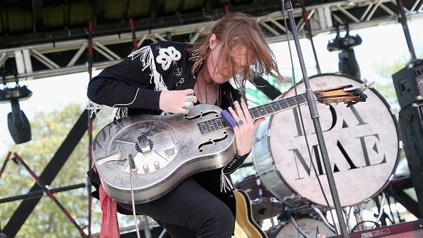 Chris Turpin of Ida Mae performs in concert on day two of the Bonnaroo Music And Arts Festival on June 14, 2019 in Manchester, Tennessee.