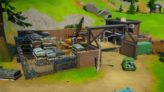 Fortnite collect metal at Hydro 16 or Compact Cars