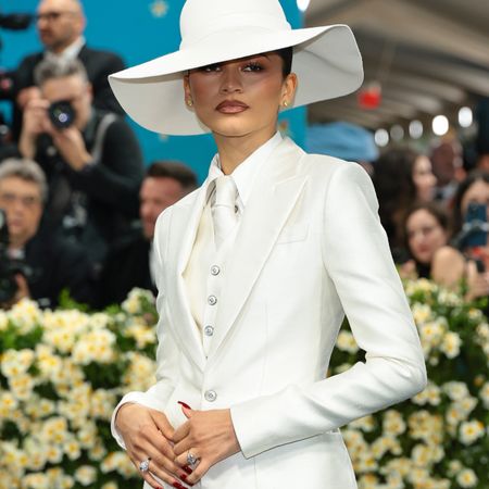 Zendaya attends the 2025 Met Gala Celebrating "Superfine: Tailoring Black Style" at Metropolitan Museum of Art on May 05, 2025 in New York City.