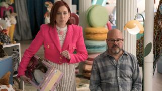 Carrie Preston and David Cross in Elsbeth season 3