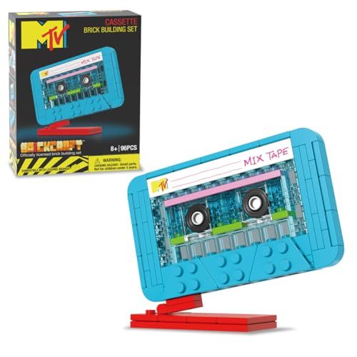 MTV Cassette Tape Building Brick Set
