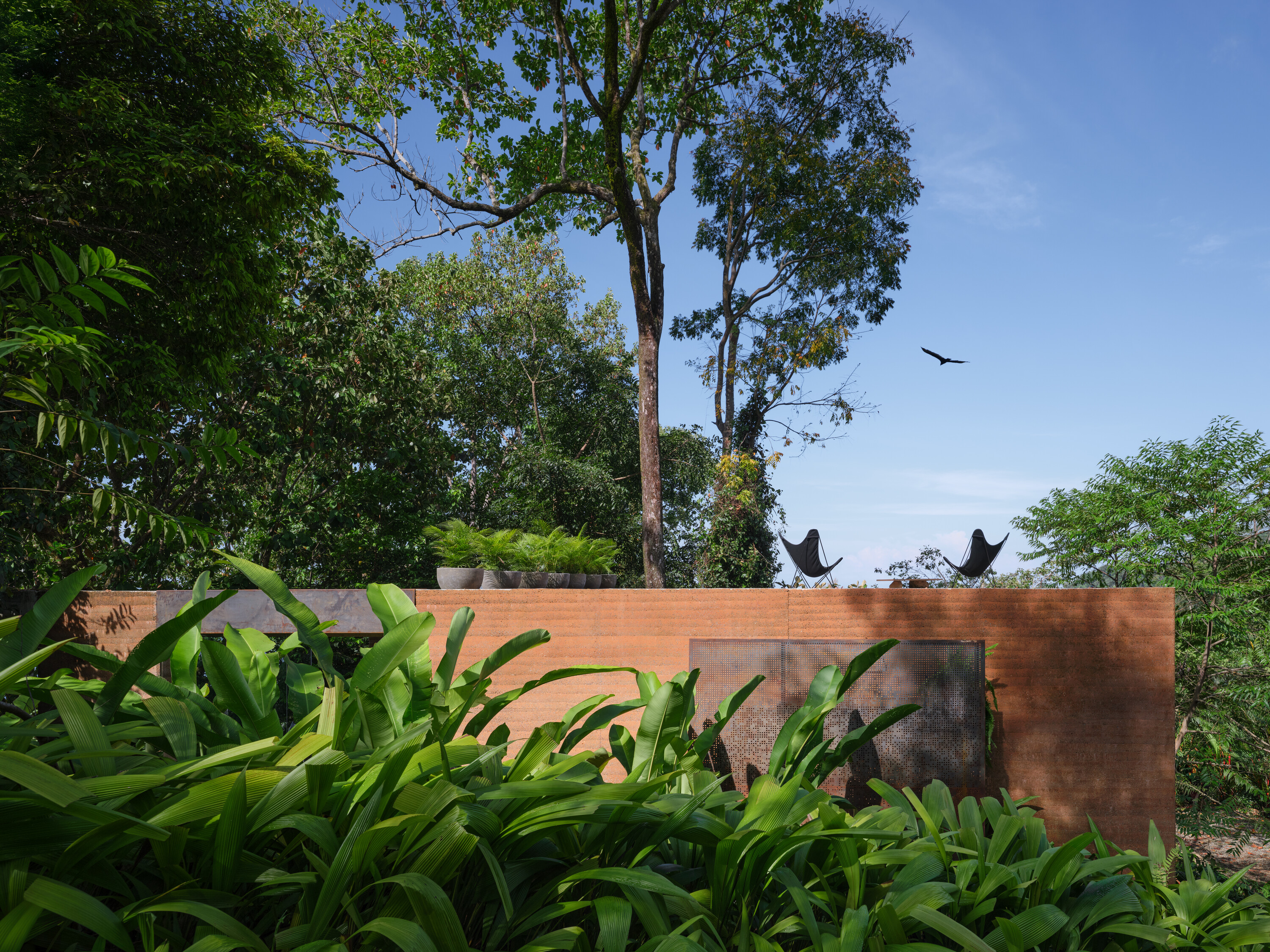 The roof doubles as a large terrace