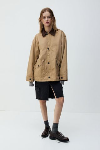 Oversized Canvas Jacket