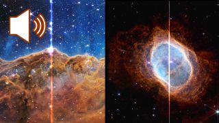 The iconic first photos from the James Webb Space Telescope have been sonified.