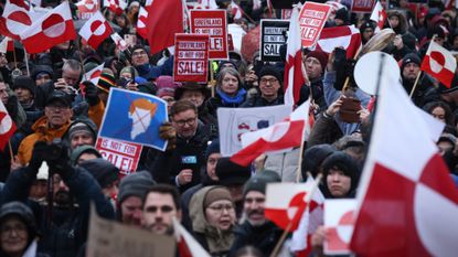 Protesters in Greenland oppose U.S. ownership threats