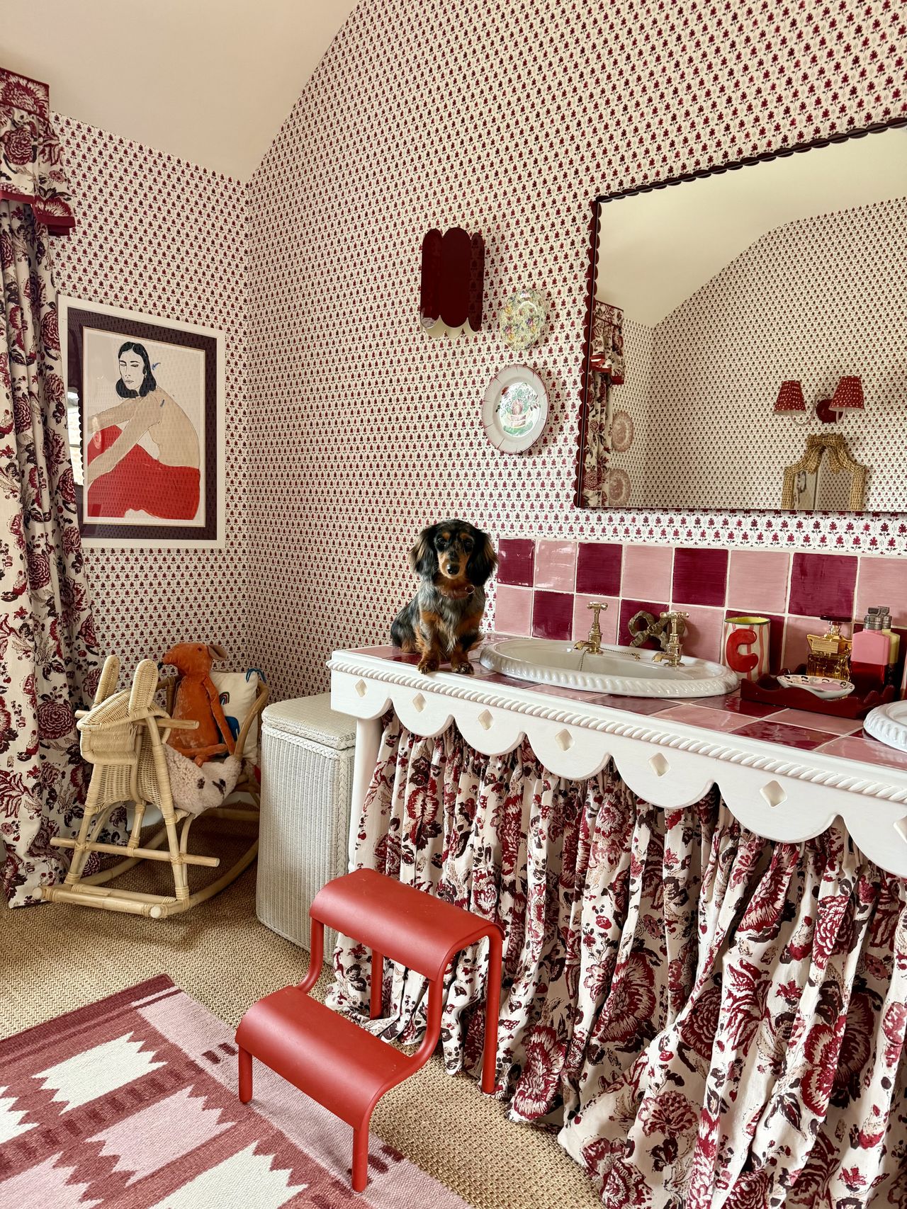 Colourful house interior