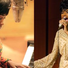 cynthia erivo in genius aretha and jennifer hudson in respect