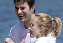 Hayden Panettiere and Steve Jones