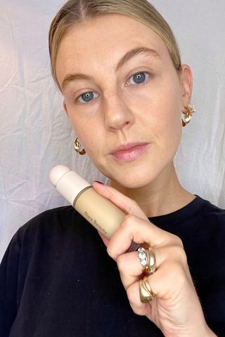 rare-beauty-liquid-touch-weightless-foundation-being-trialled-by-beauty-editor