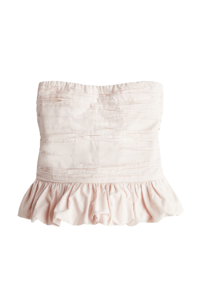 H&M, Bubble-Hem Bandeau Top